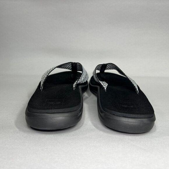 Teva Voya Sandals Women's Size 9 Black Summer Beach Athletic Recovery Flip Flops - Picture 5 of 11